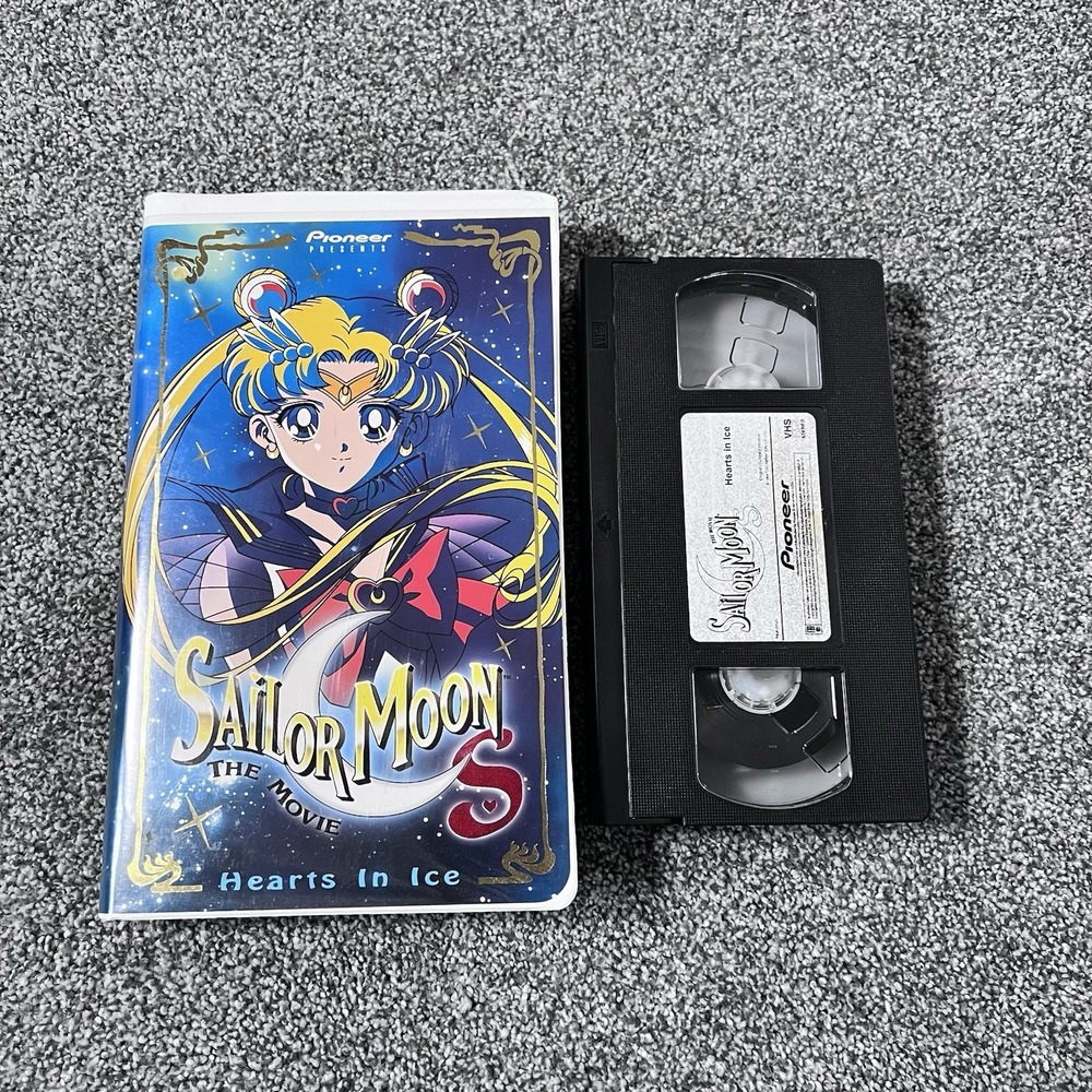 Sailor Moon S The Movie Hearts In Ice VHS Pioneer Anime English Dubbed Movie